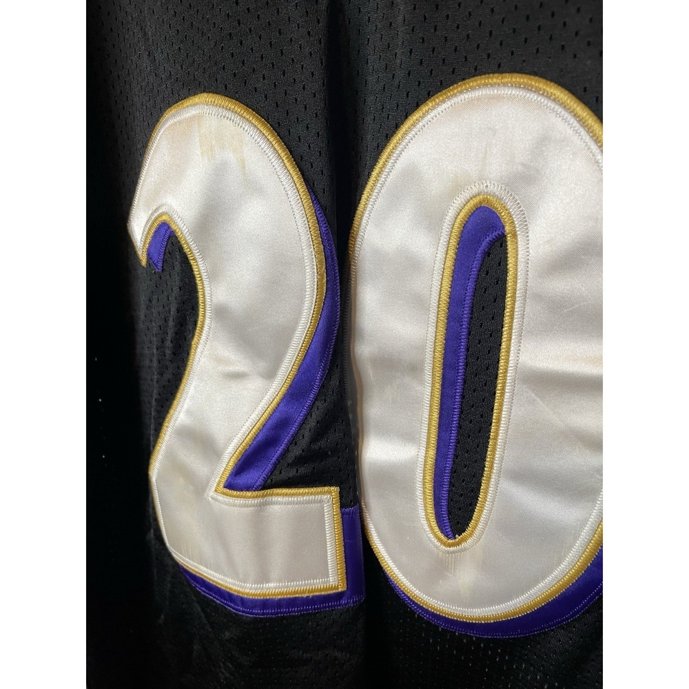 2004-06 STITCH ED REED BALTIMORE RAVENS REEBOK ON-FIELD NFL EQPMNT JERSEY SZ 48 - Picture 9 of 16